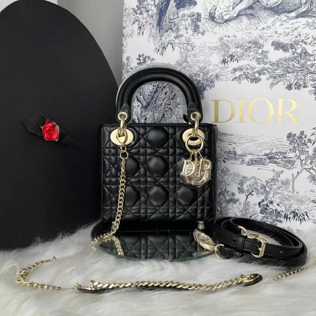 Bolsa Dior Lady Mini Preto - Andreza Oliveira