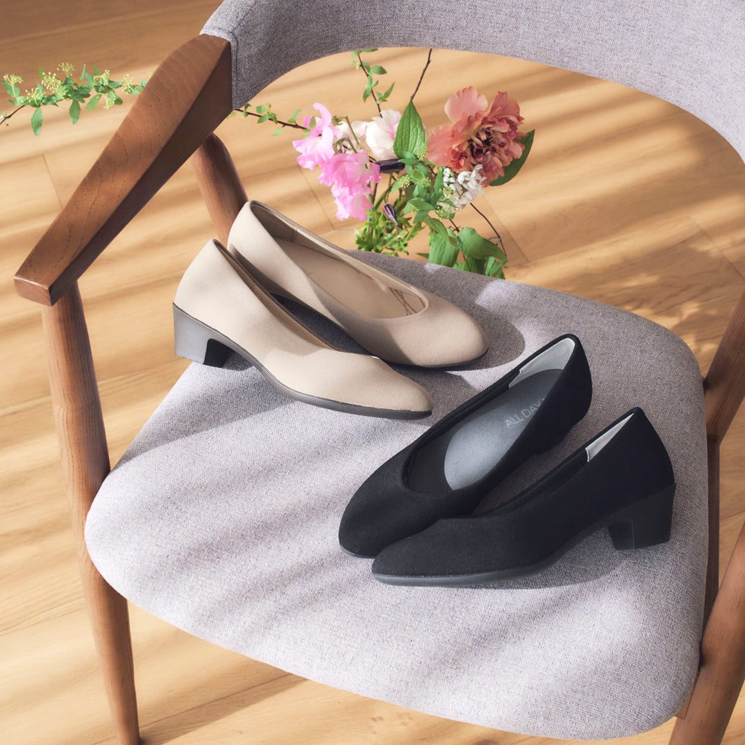 ALL DAY Walk 321 ブラック｜20km歩けるパンプス｜2E