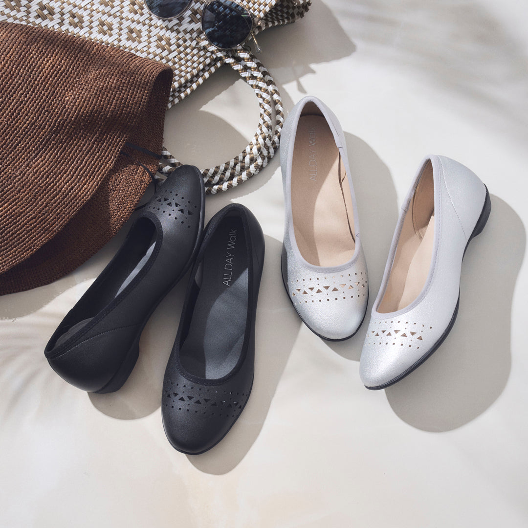 ALL DAY Walk 322 ブラック｜20km歩けるパンプス｜2E