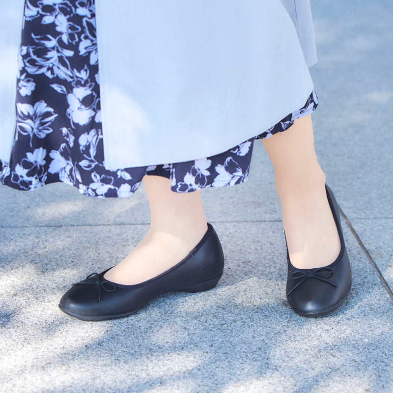 ALL DAY Walk 316 ブラック｜20km歩けるパンプス｜2E｜防水