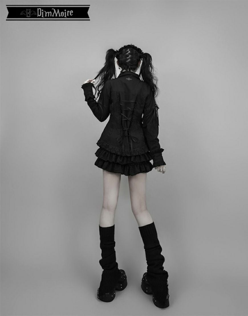 DimMoire【ディムモアール】スプリングホックレッグカバー/Black