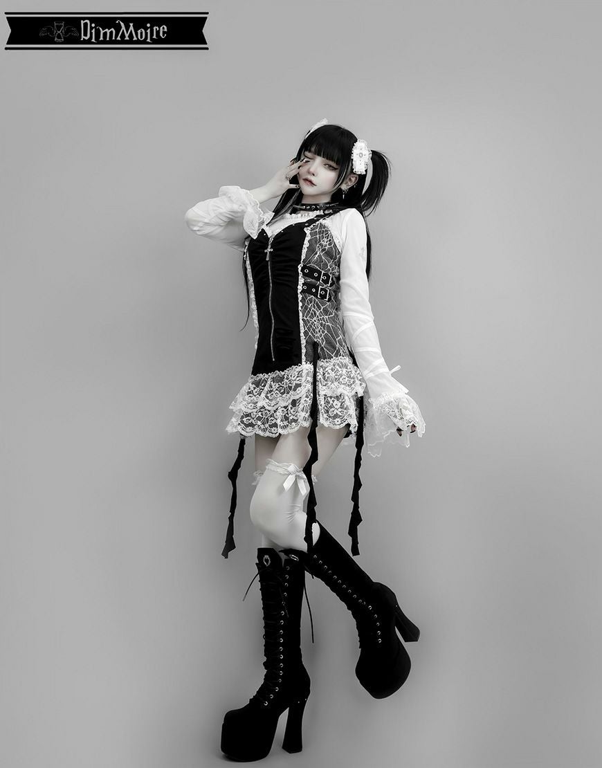 DimMoire【ディムモアール】堕夢の契りGothicドレス/Black×White