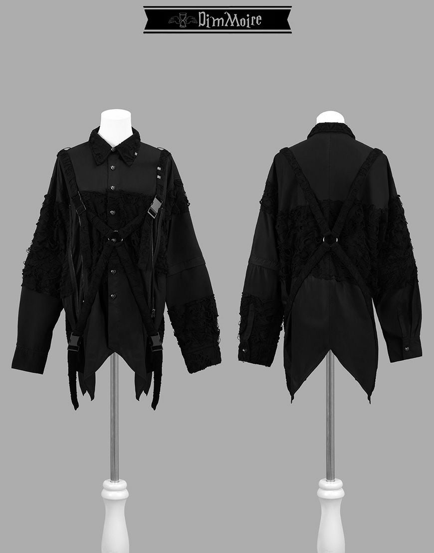 DimMoire【ディムモアール】監禁ハーネスシャツ/Black