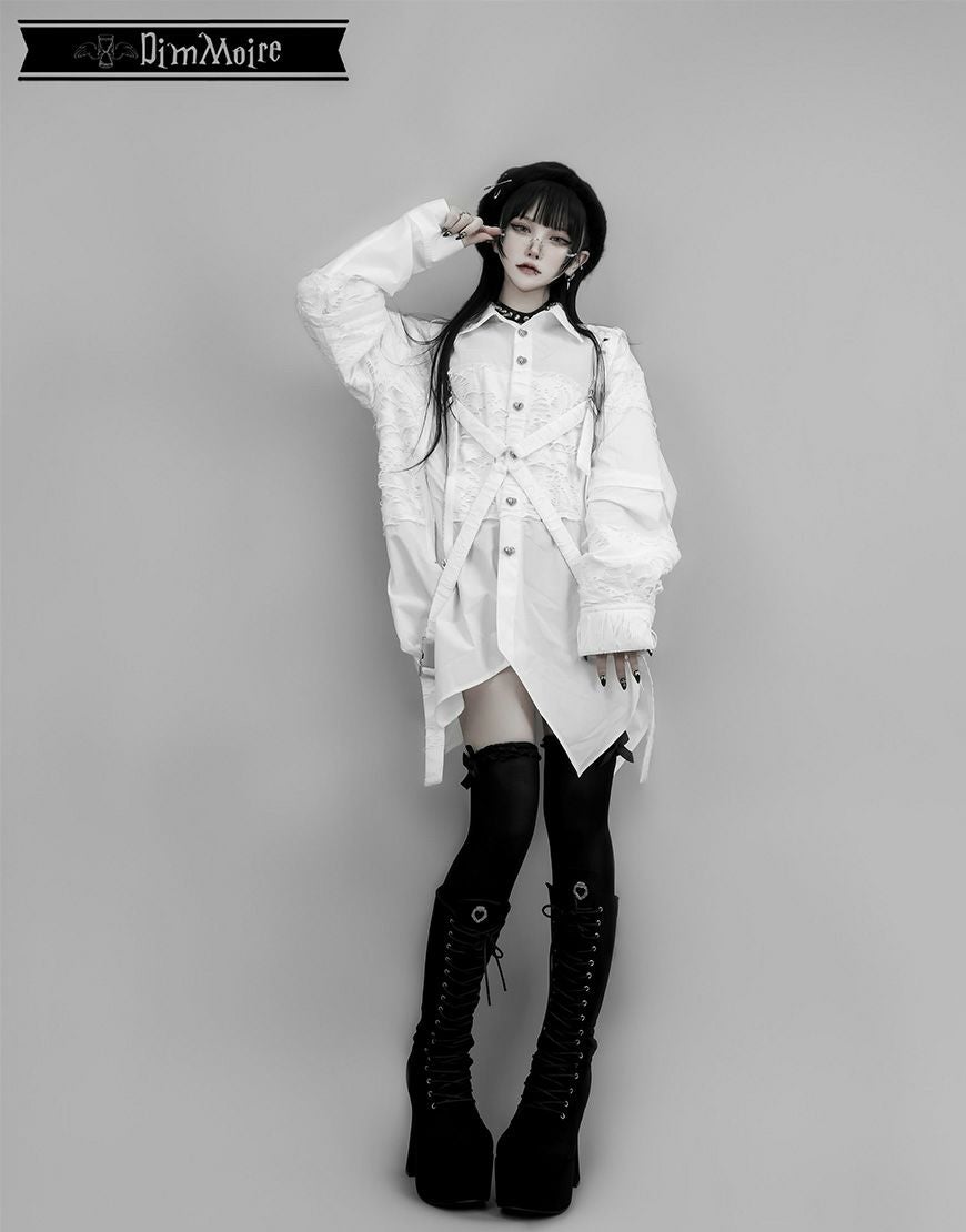 DimMoire【ディムモアール】監禁ハーネスシャツ/Black