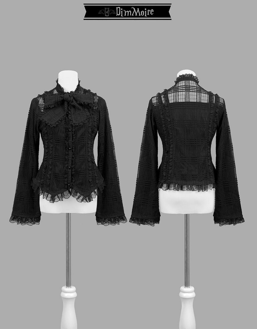 DimMoire【ディムモアール】キャミオフショルT/Black