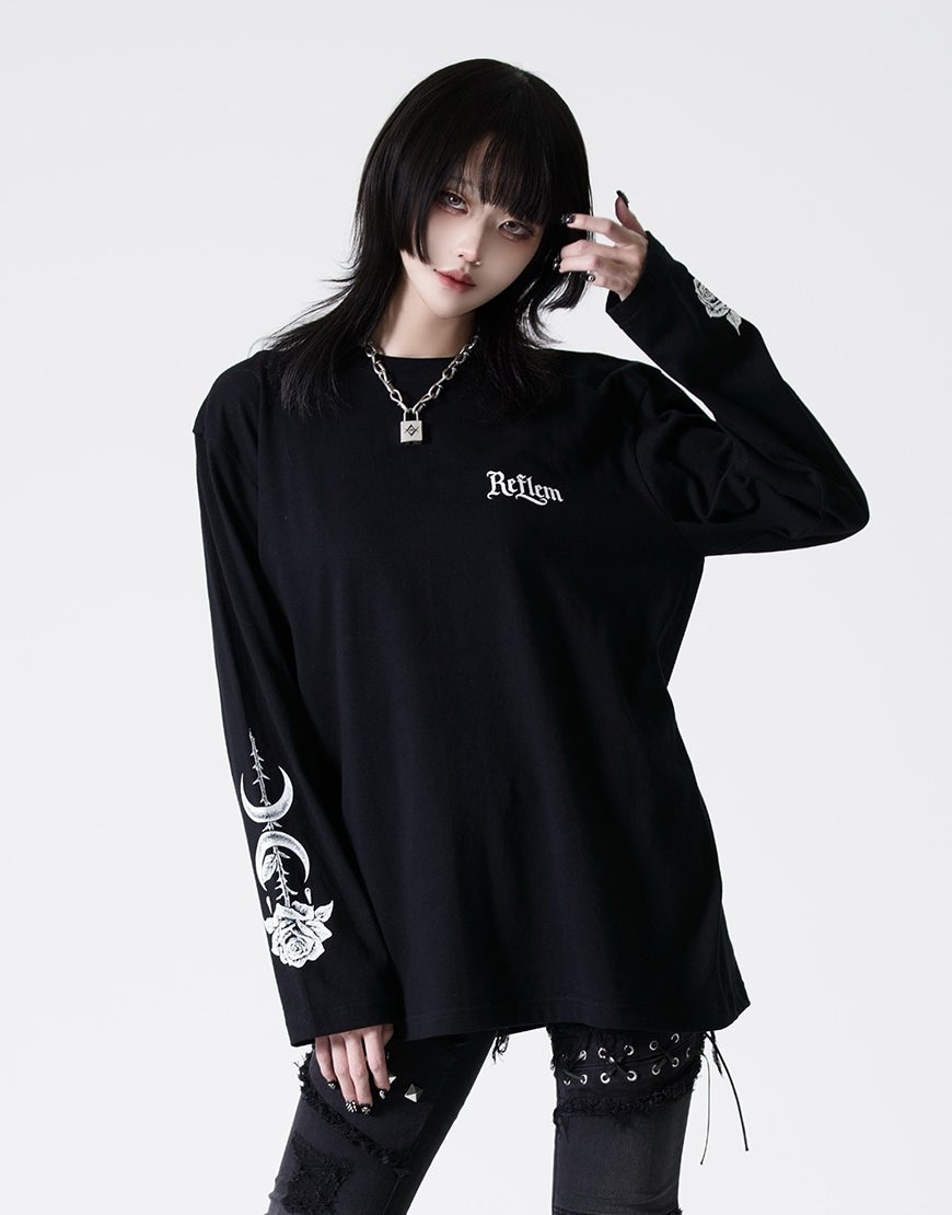 DimMoire【ディムモアール】キャミオフショルT/Black