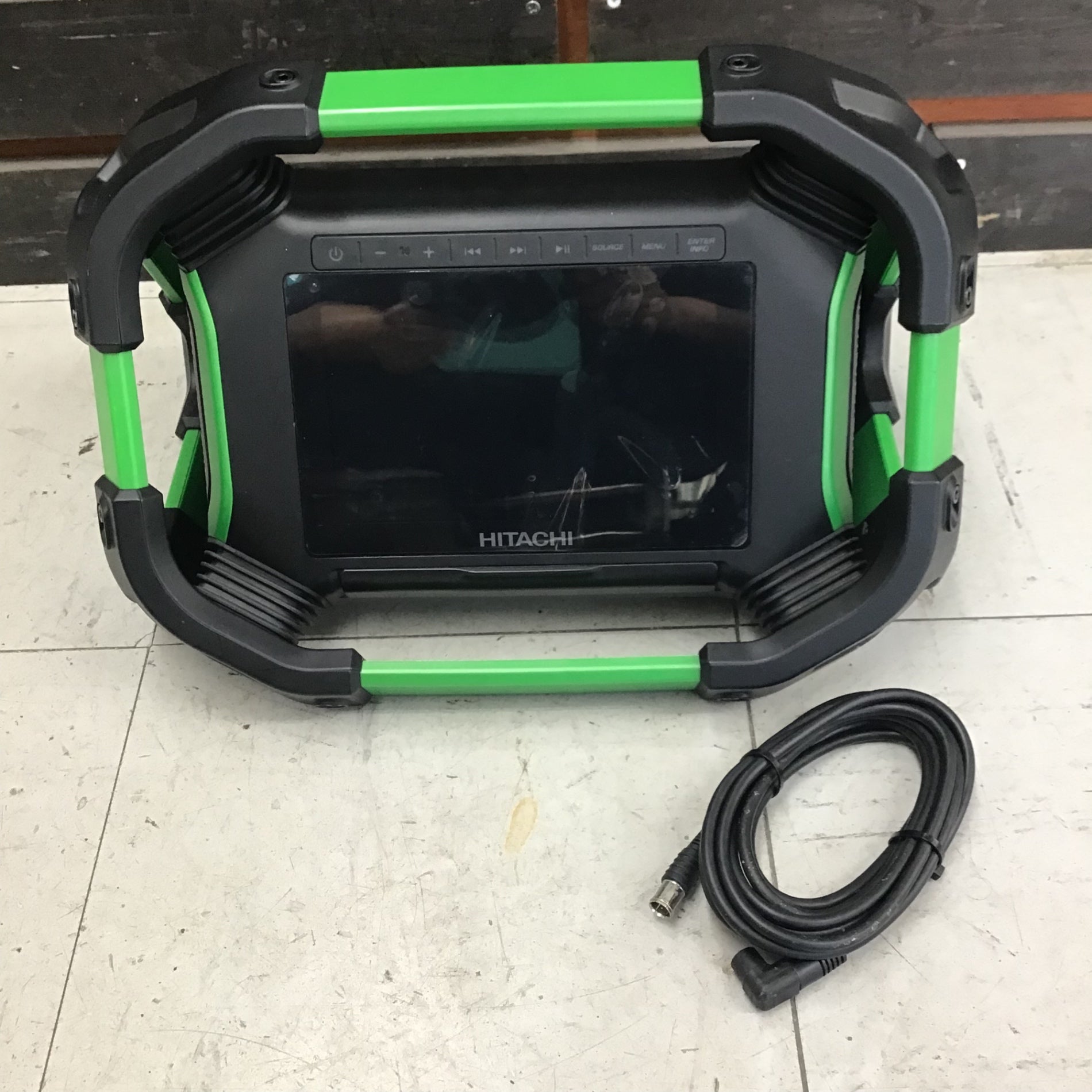 中古品】ハイコーキ/HIKOKI ※旧:日立工機 コードレスラジオ付テレビ