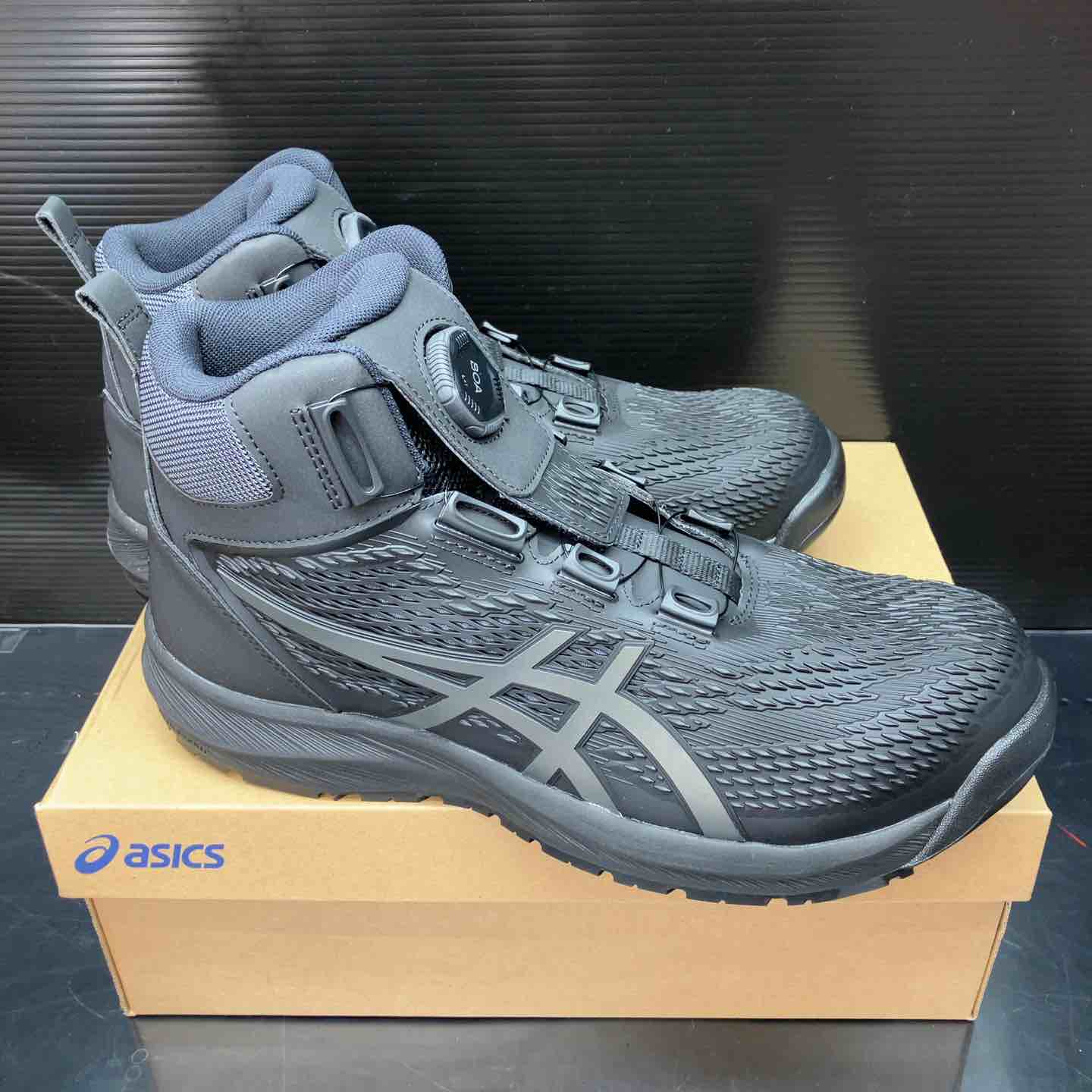 アシックス]安全靴 作業靴 ウィンジョブ CP122 BOA ブラック