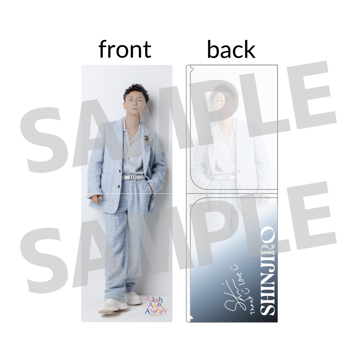 全身クリアファイル – AAA 20th Anniversary GOODS SHOP