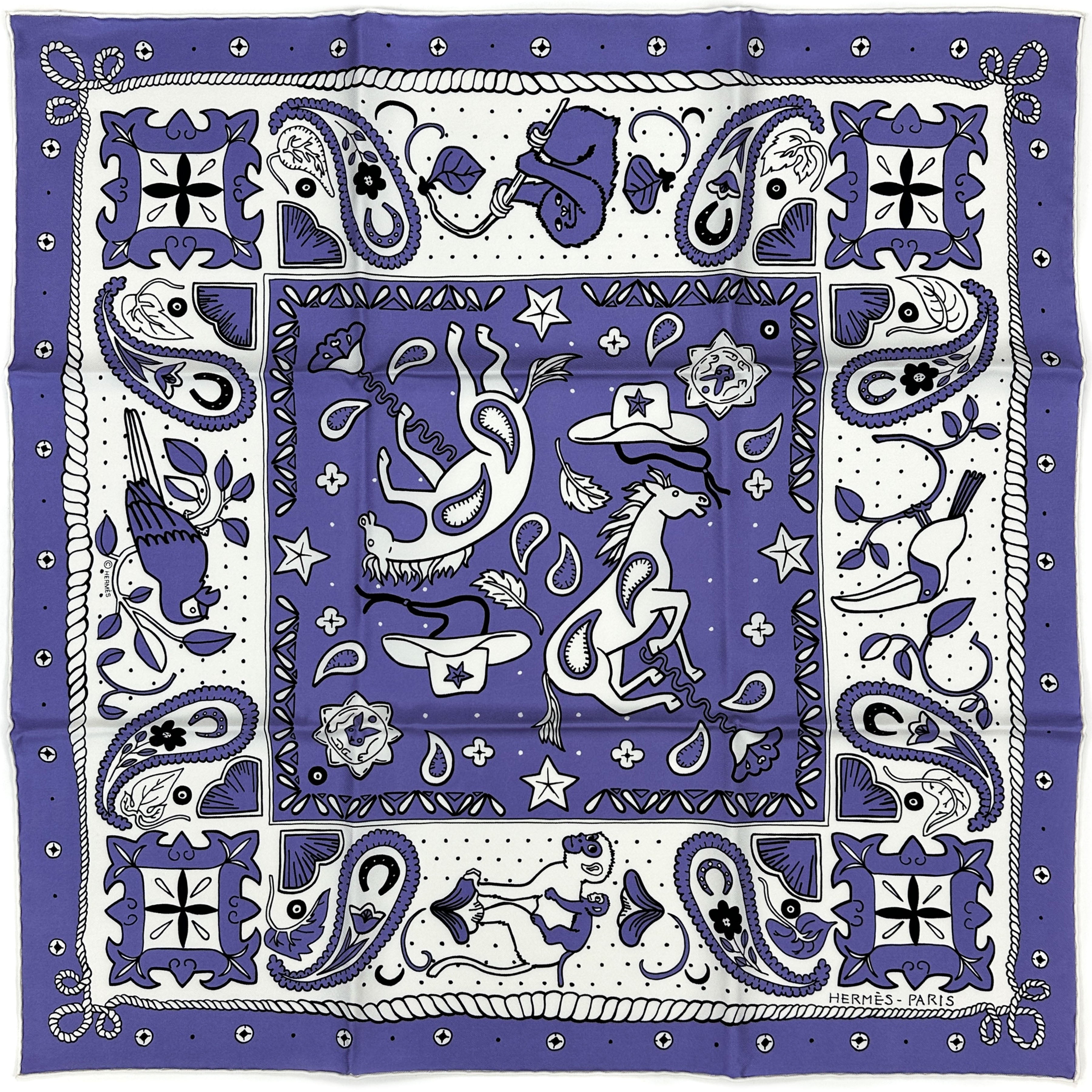 Hermès Animaux Bandana 55