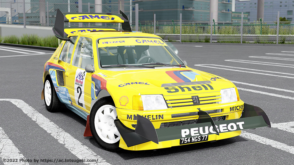 Assetto Corsa】プジョー・205 ターボ16 パイクスピーク | Peugeot 205
