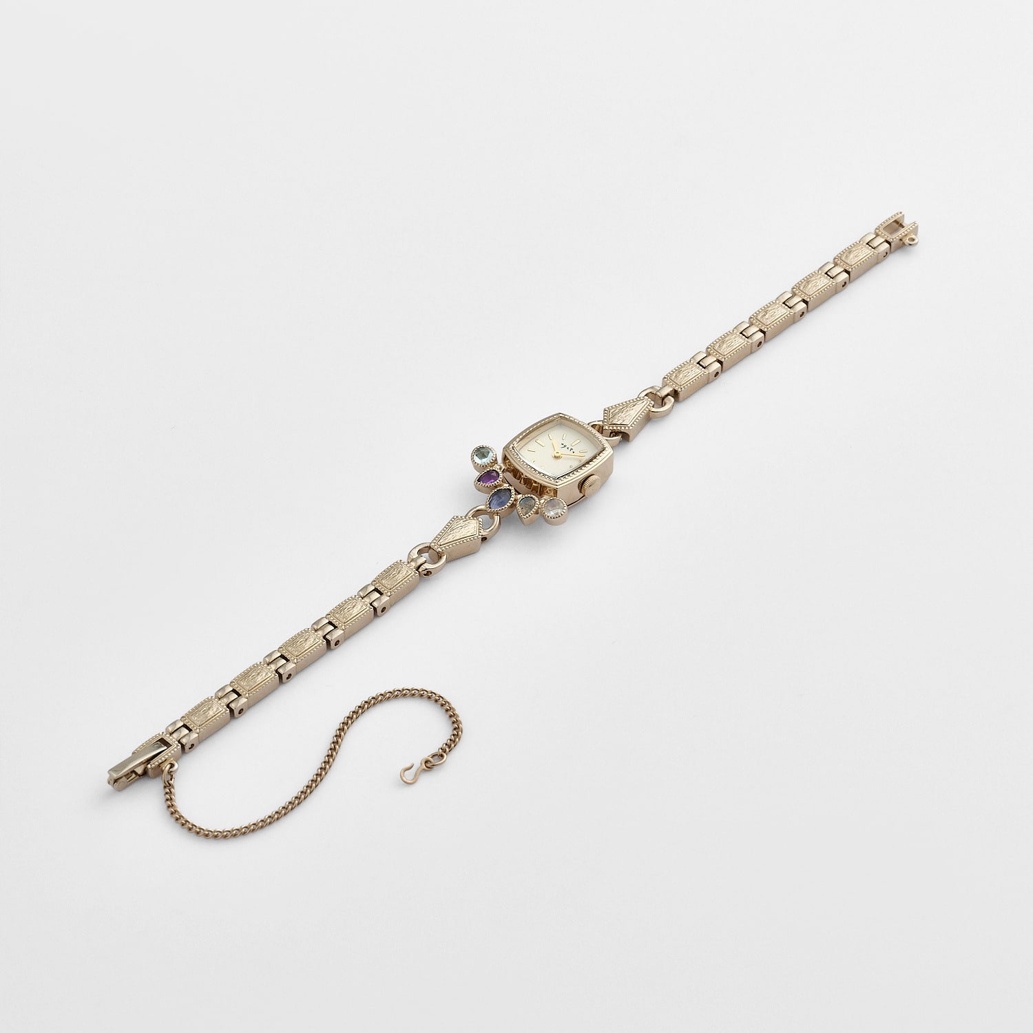 Limited Edition》スクエアフェイスジュエリーウォッチ｜時計