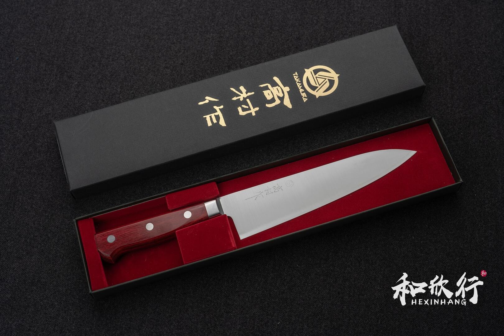 高村作Takamura SG2 粉末鋼牛刀180mm