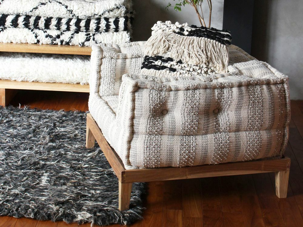 送料無料】ブロック マルチ ソファ U アーム LPF ベージュ - a.depeche