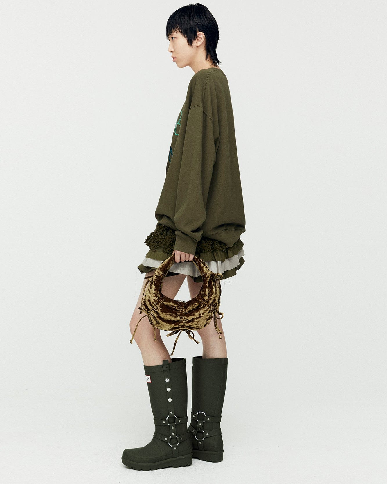 ADSB X HUNTER ORIGINAL 2.0 TALL BOOT aaa390w(DARK OLIVE