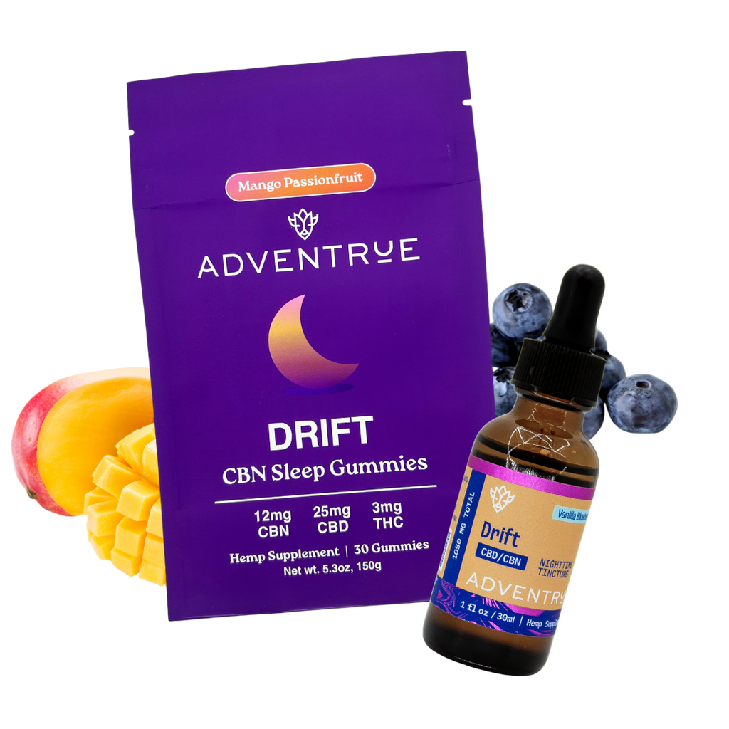 Mango CBD Gummies and CBD Oil - Sleep Bundle | AdvenTrue Hemp