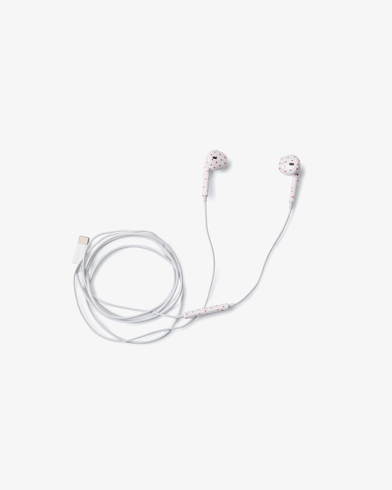 4月下旬お届けアイテム】AE CUSTOM EARPHONES (USB-C) [WHITE/RED