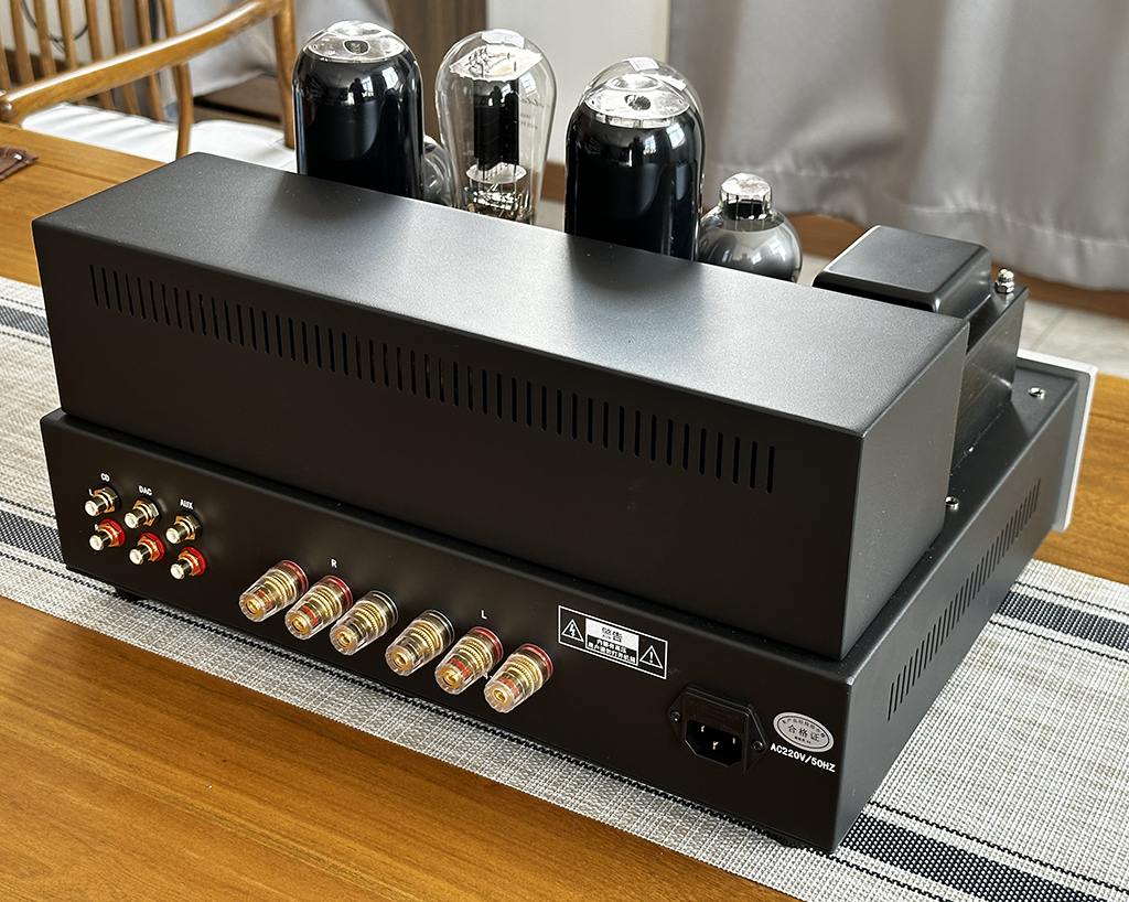 6N8S(6SN7) パラシングル真空管アンプ