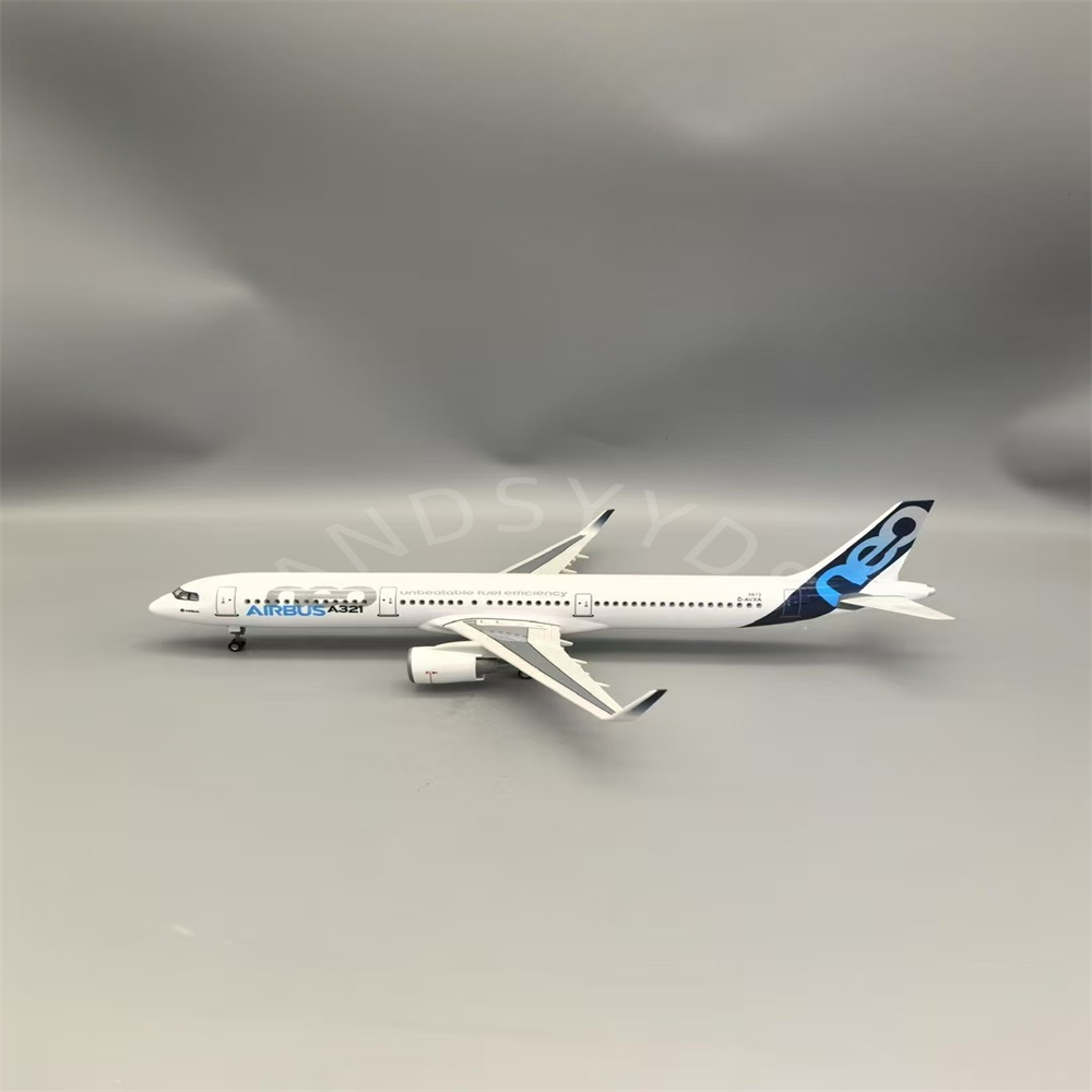 1:100 Scale Airbus A321 NEO Prototype Plane Model Airways 44CM