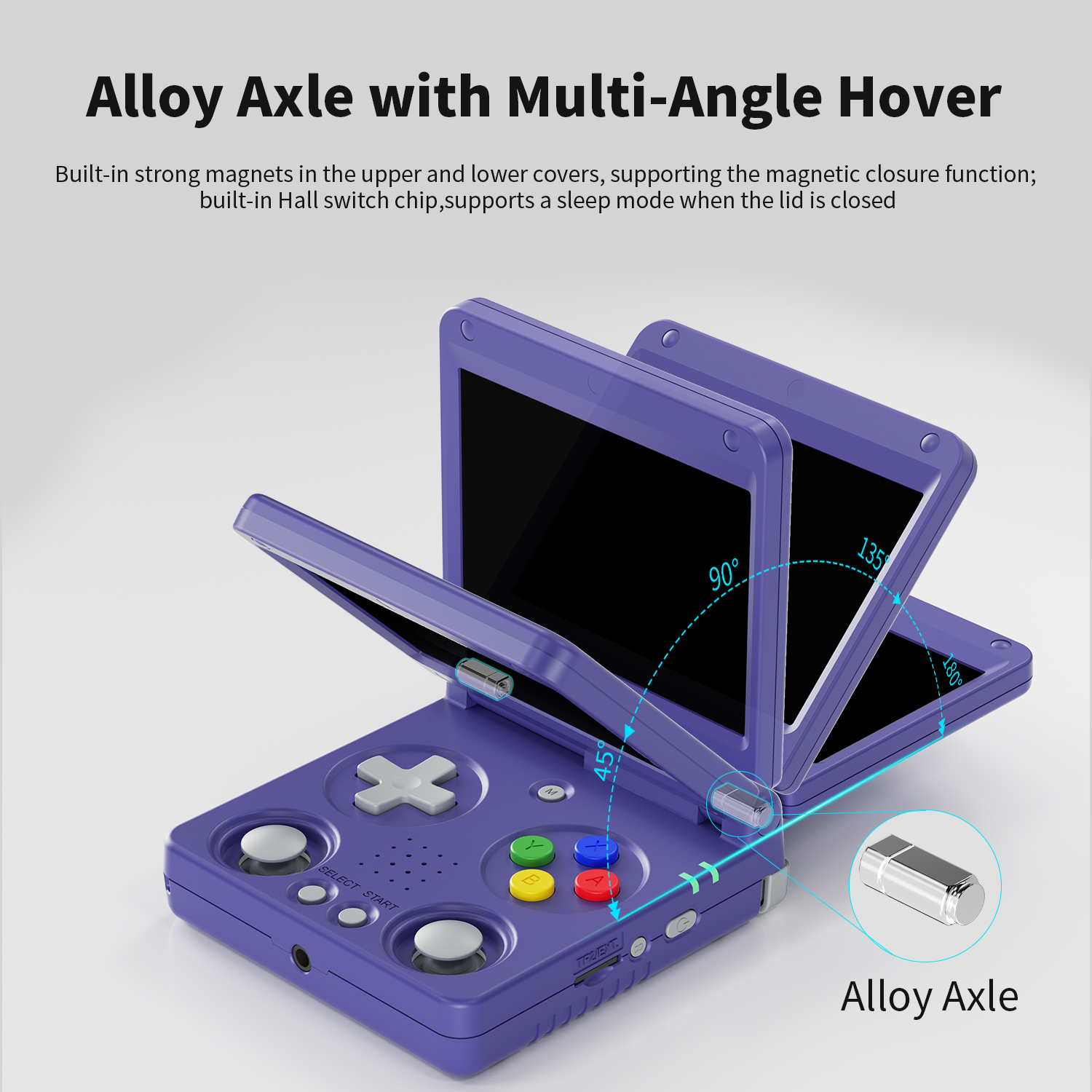 Anbernic RG34XXSP 3.4-Inch IPS Linux 64-bit Game Console H700 quad