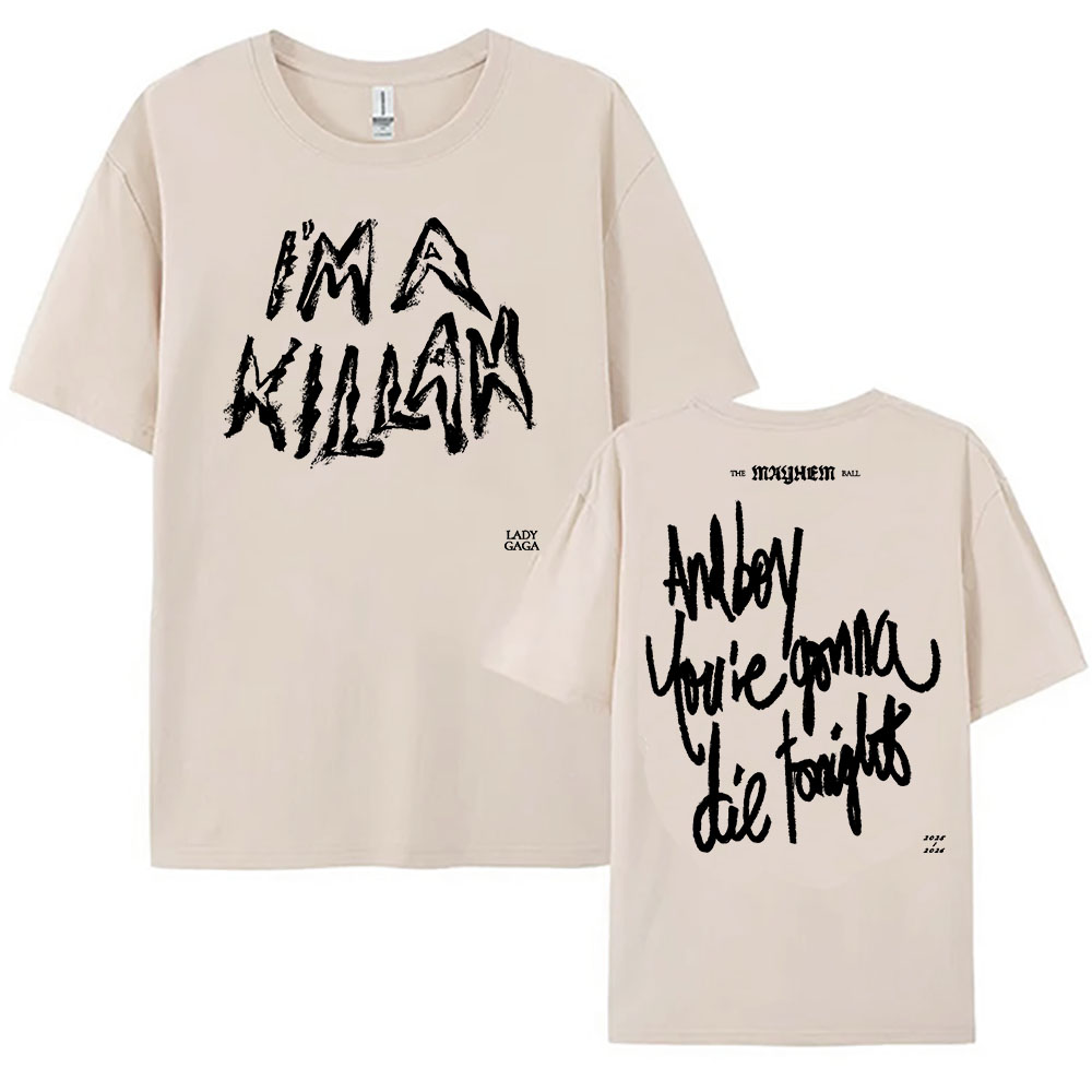 The MAYHEM Ball Tour 2025 2026 T-Shirt Lady Gaga Singer Graphic