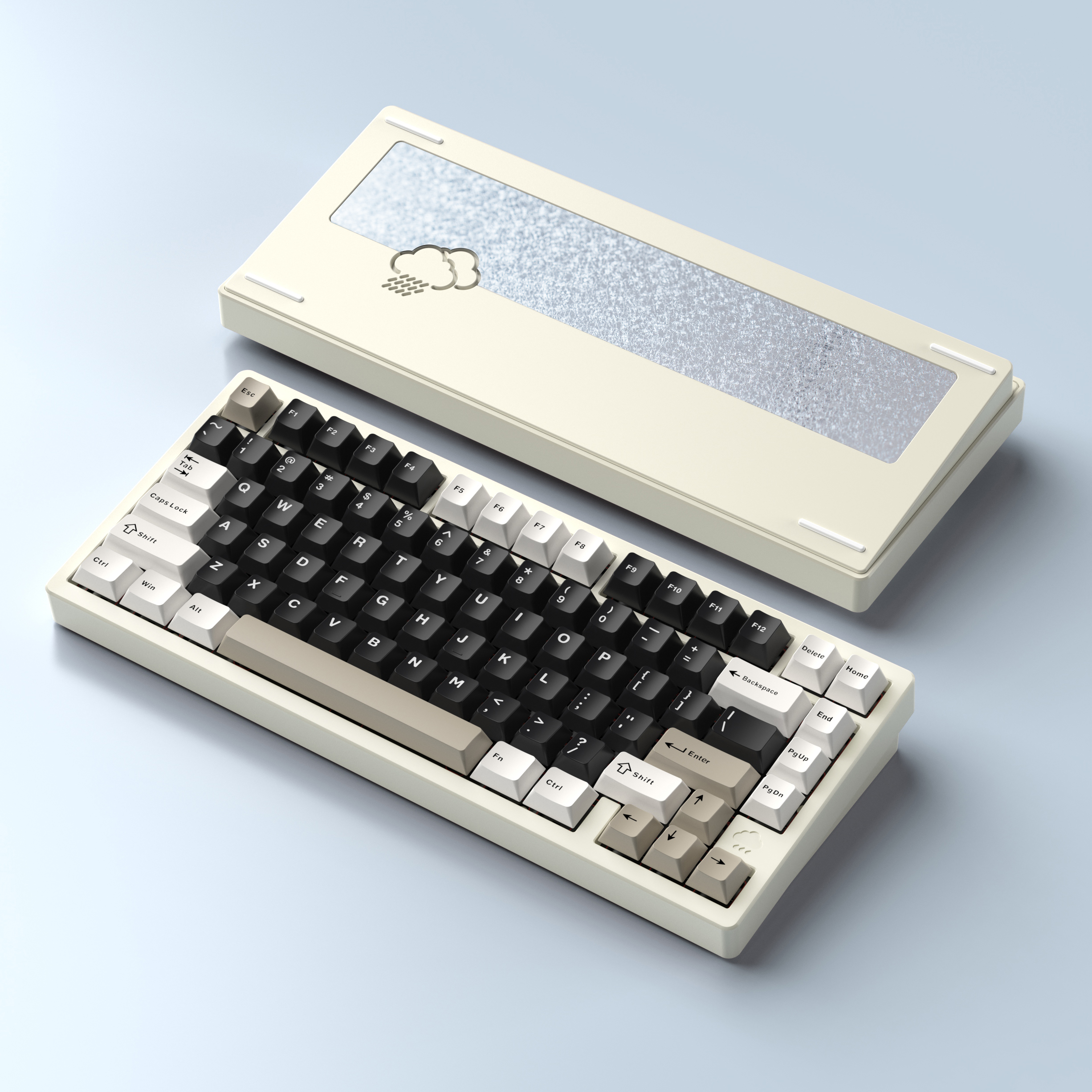 WOBKEY WOB Rainy75 メカニカルキーボード 75% RGB ホットスワップ対応