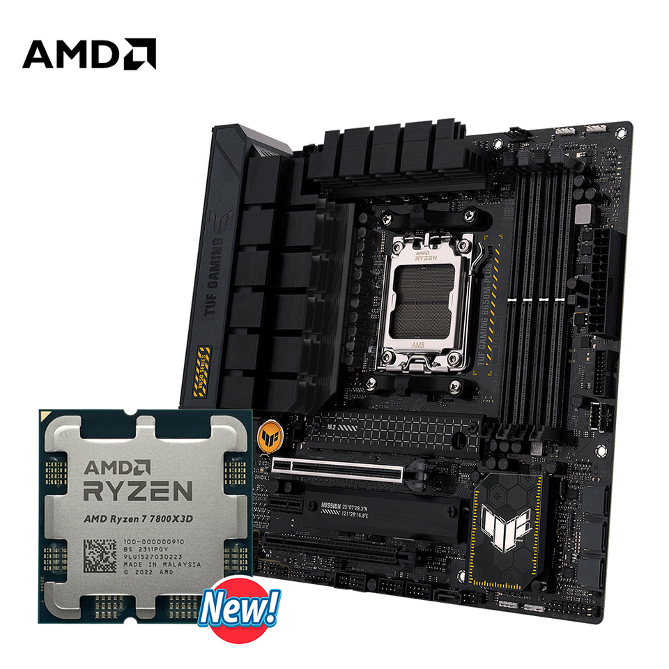 AMD Ryzen 7 7800X3D R7 7800X3D +ASUS TUF GAMING B650M PLUS WIFI