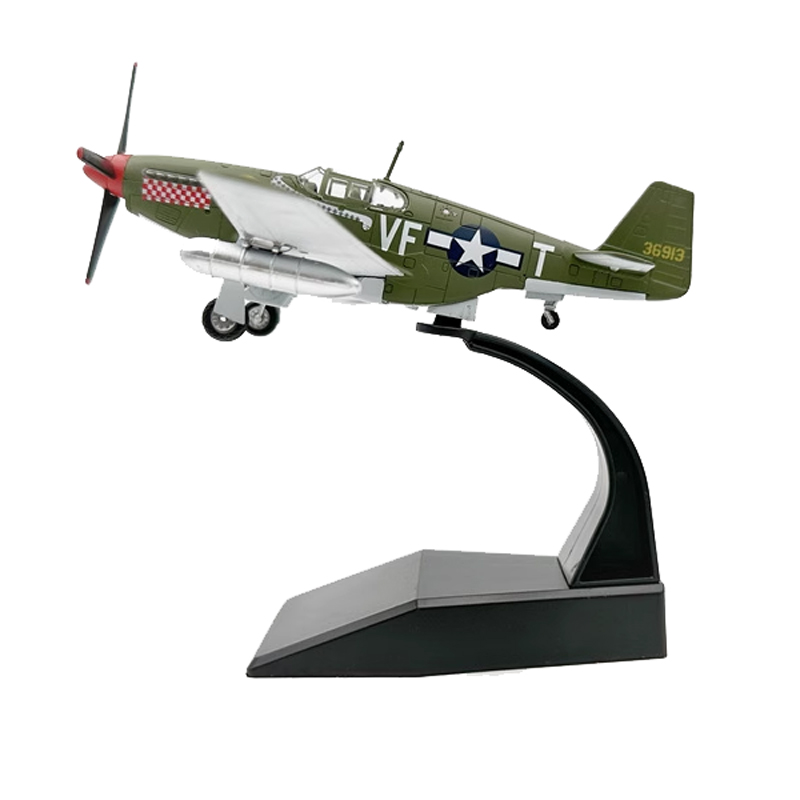 1: 72 us p51 mustang航空機モデル世界戦争ii戦闘機合金ダイキャスト