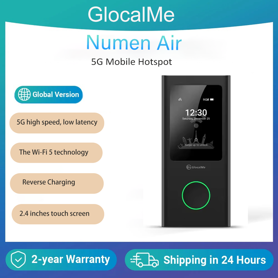 GlocalMe U50 Numen Air 5G Global cloudsim Router High Speed