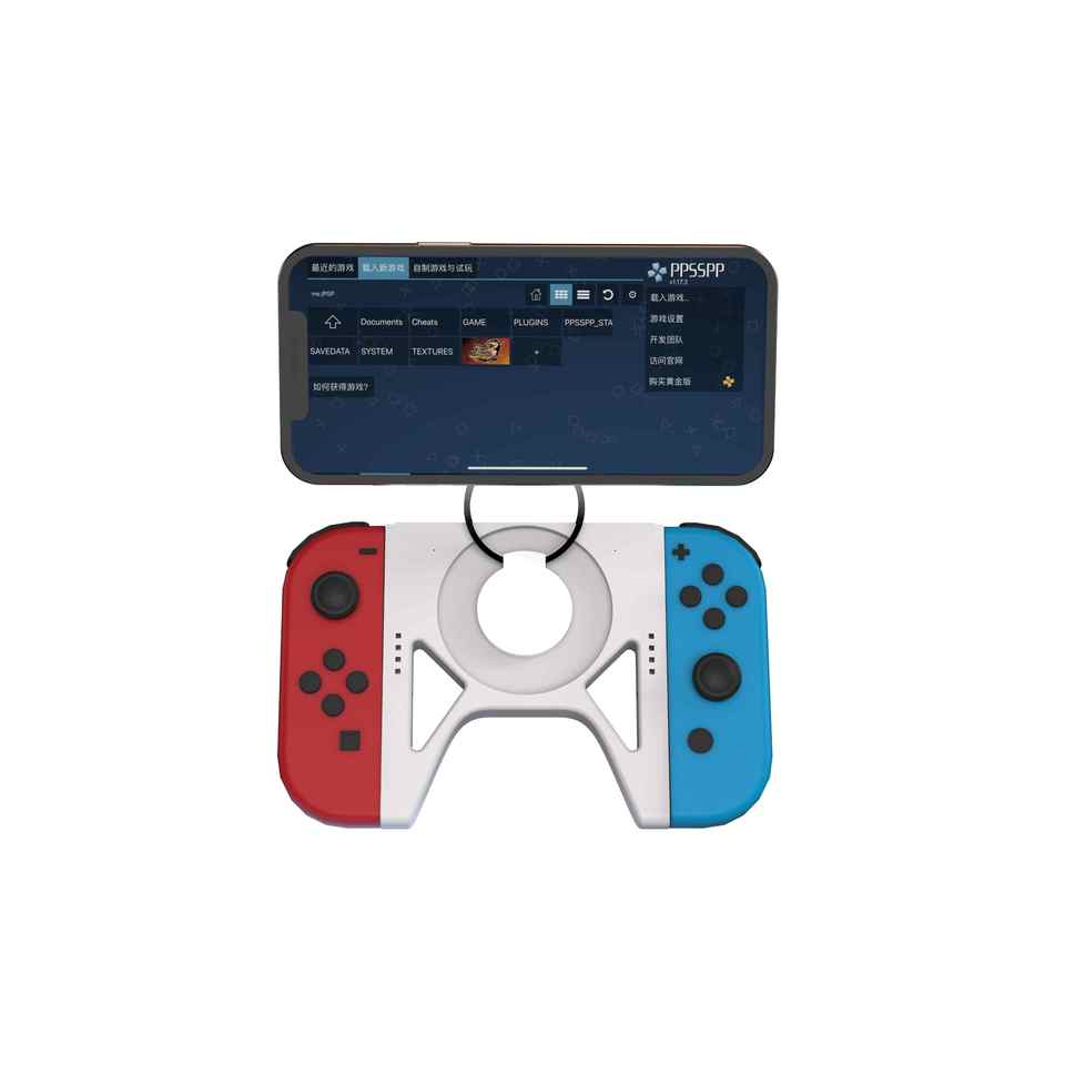 Joycon-磁気充電シミュレーターハンドル,電話ホルダー,NSグリップ