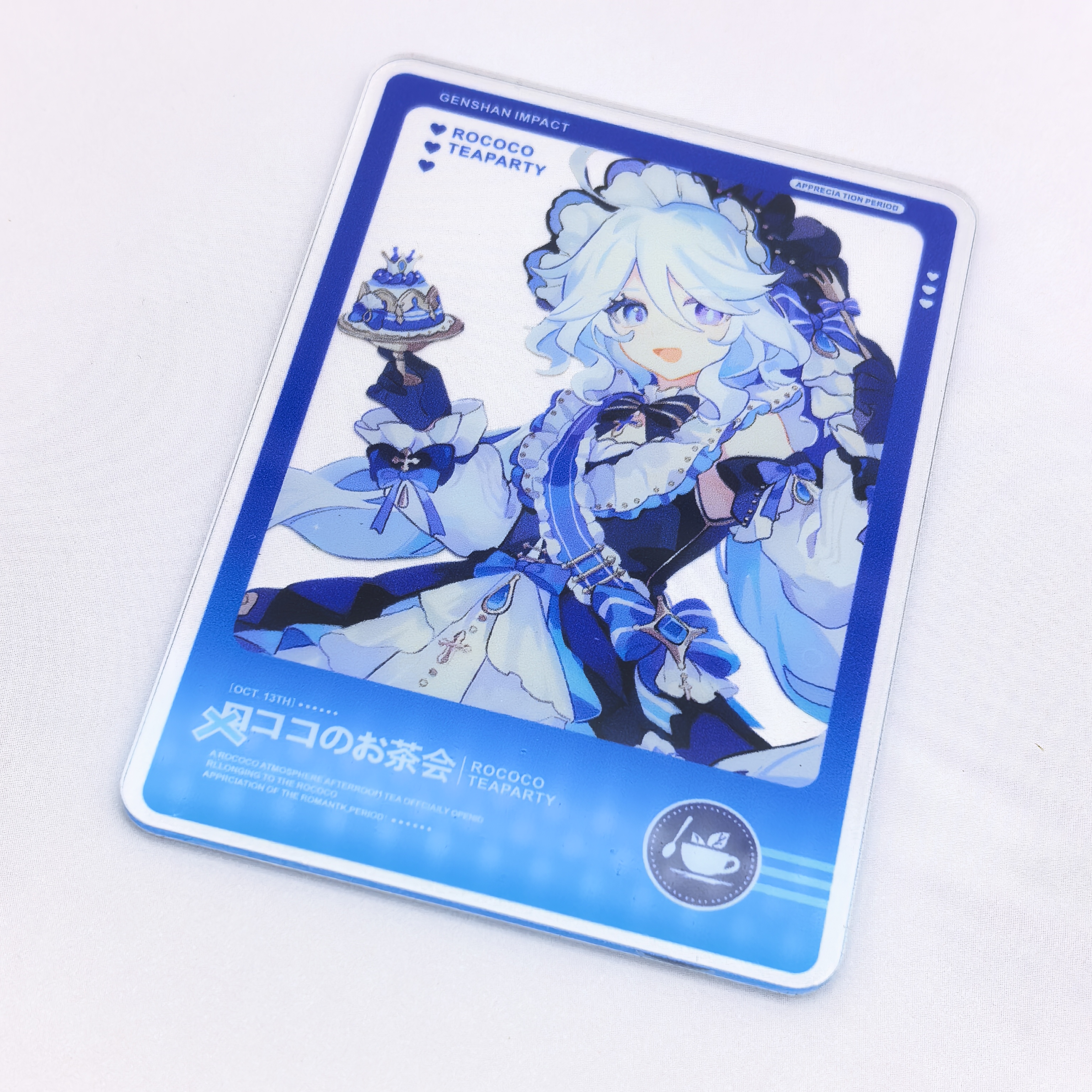 1Pc アニメゲーム原神インパクト Furina Wanderer 美しいアクリル