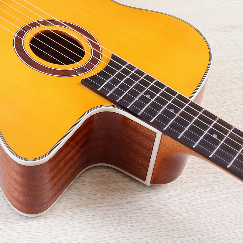 Gypsy djangoアコースティックギター、ソリッドスプルースウッドトップ