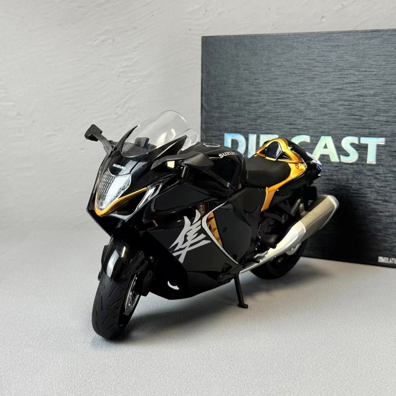 1:9 スズキ隼 GSX-1300R 合金オートバイダイキャストモデル Soung