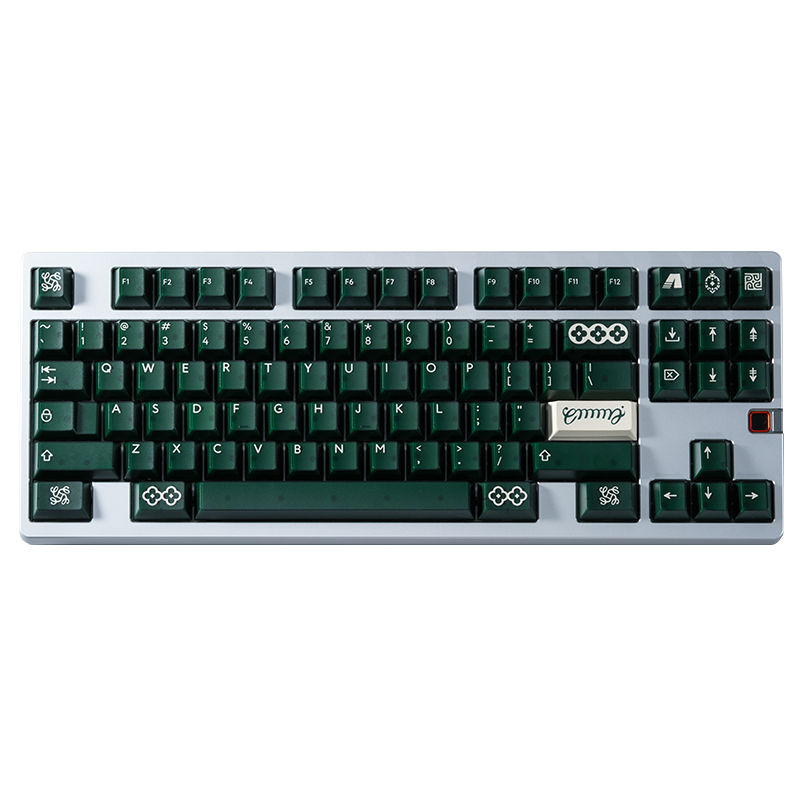 PBTfans Emma Theme Keycap 161Key ABS Custom Translucent Green