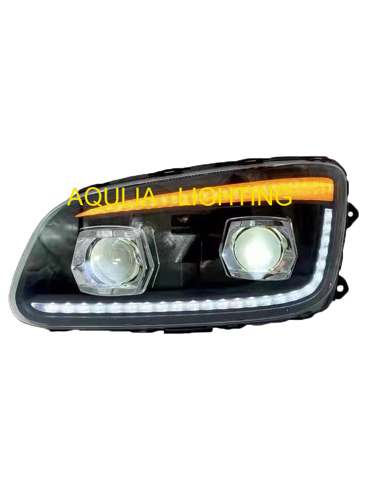 1 Pair FULL LED Head Lamp Fit For HINO 700 Truck HeadLight