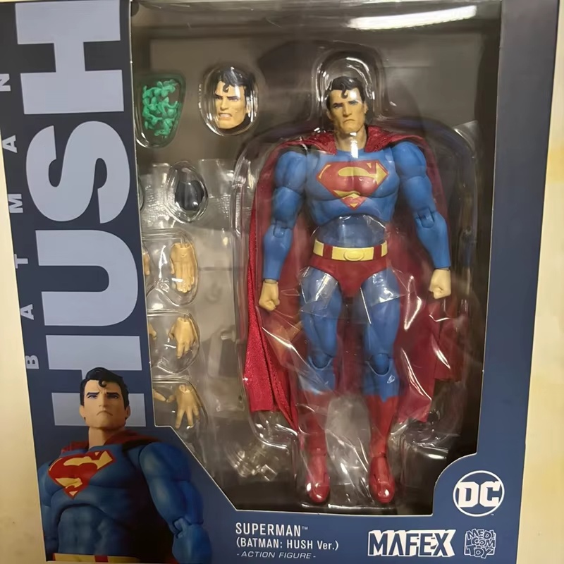 Original 1/12 Ml Mafex Hush Dc Action Figure Super-Man Anime