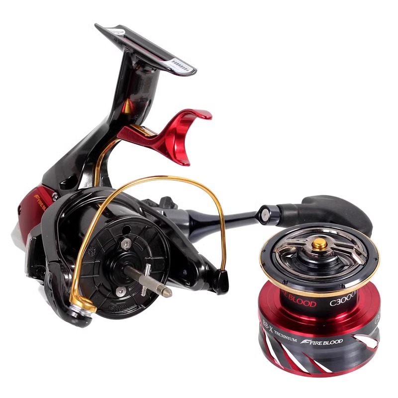 Shimano Original 2024 BB-X TECHNIUM FIRE BLOOD C30000DXG S L/R 16+