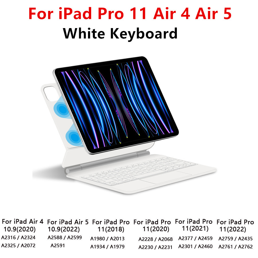 Magic Keyboard for iPad Pro 11 12.9 Air 4 Air 5 for iPad 10th