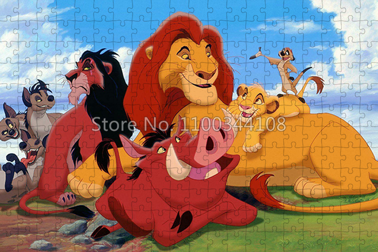 ライオンキング-子供と大人のためのジグソーパズル,漫画の