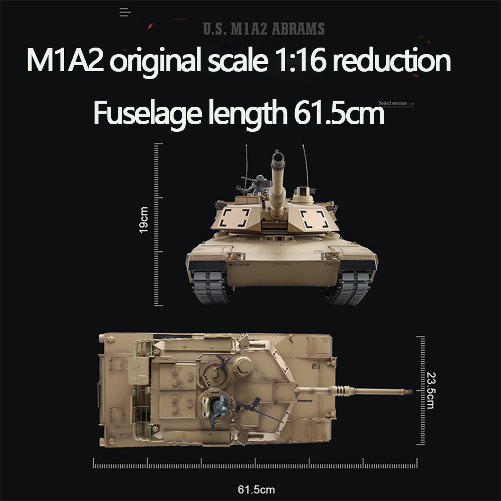 Henglong-ラジコン戦車モデル,おもちゃ,リモコン,軍用戦車,砲塔,反動