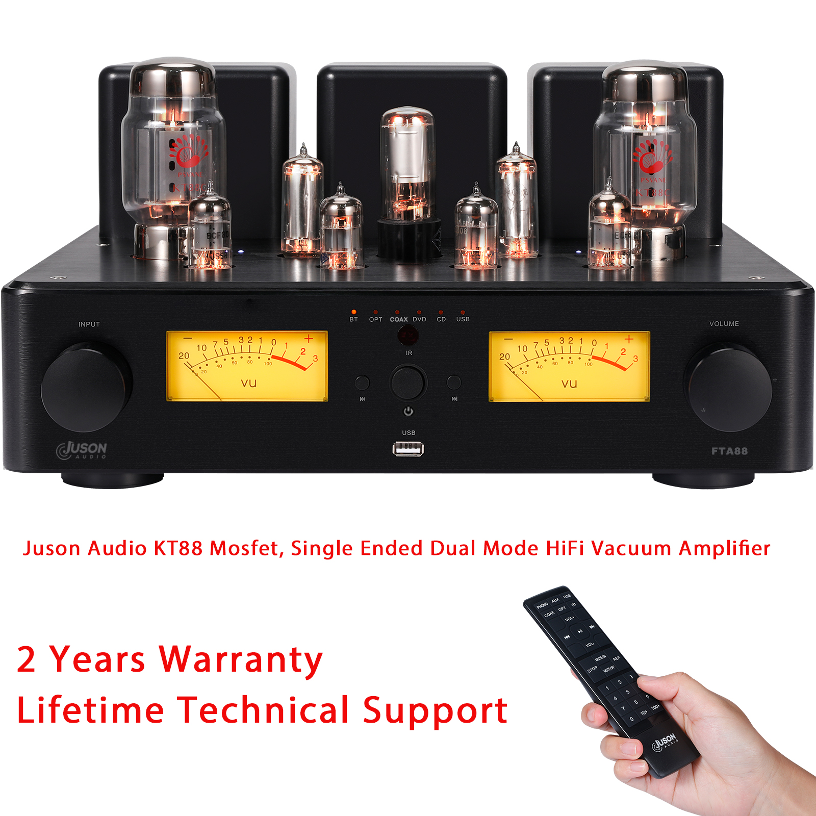 Juson Audio FTA88 真空管アームピューアーで本物の音を体験した実際の