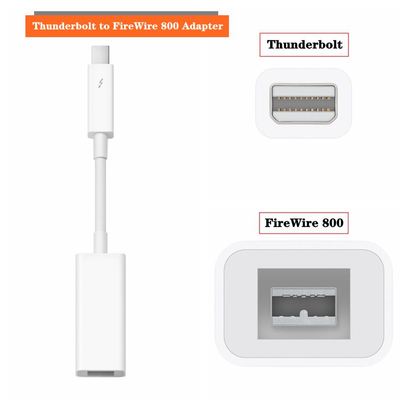 Apple Thunderbolt to FireWire 800 アダプター Thunderbolt to Fire