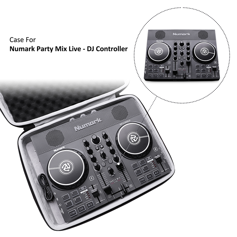 Xanad evaハードケースnumarkパーティーミックスライブdjコントローラ