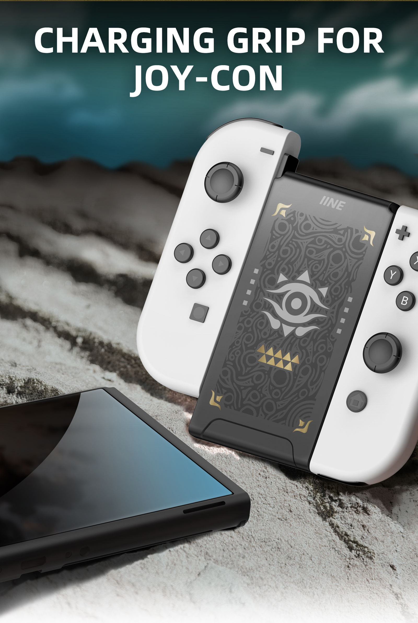 For Nintendo Switch OLED JoyCon Zelda Tears of the Kingdom Holder