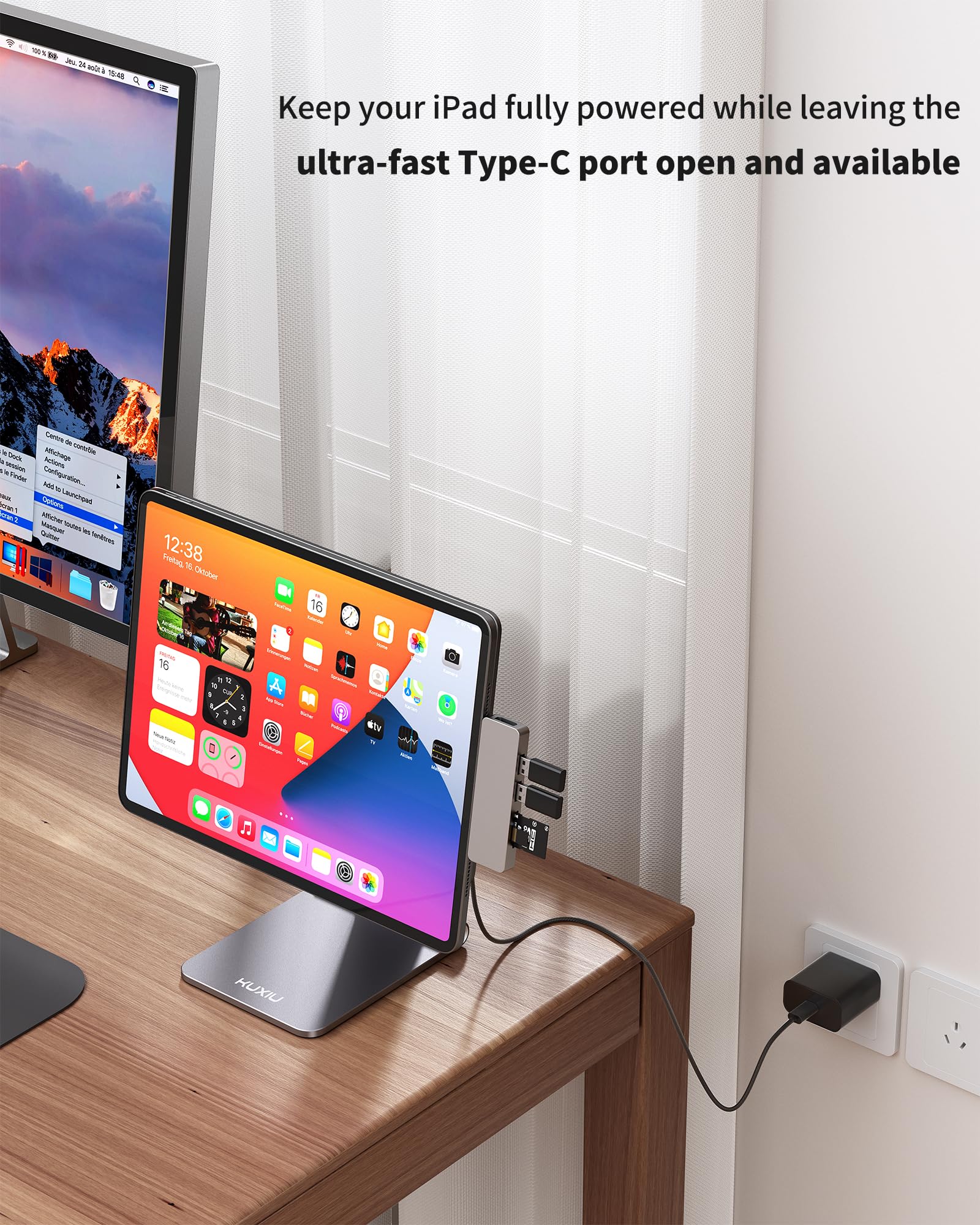 KUXIU X33 PRO MAX iPad 磁気充電スタンド iPad Pro 11/12.9/13インチ