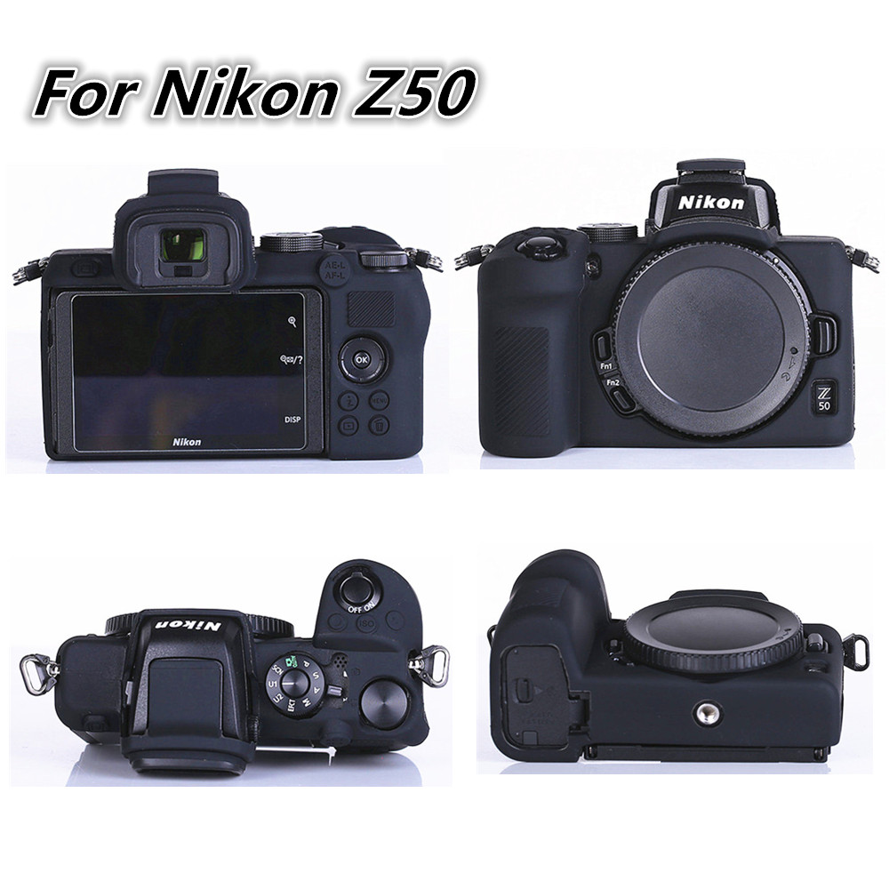 Silicone Case Cover DSLR Camera Bag for Nikon Z50 Z5 D750 D3200