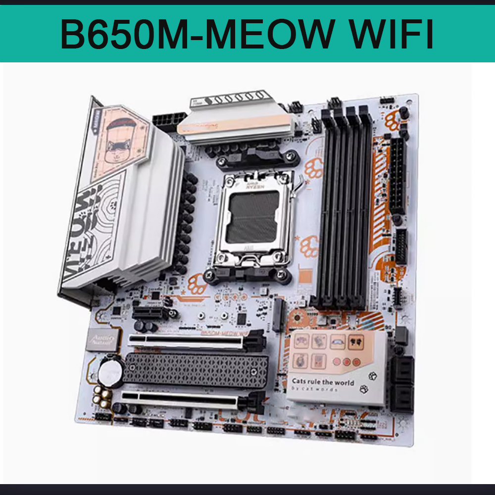 high quality Motherboard DDR5 B650M-MEOW WIFI - AliExpress 13