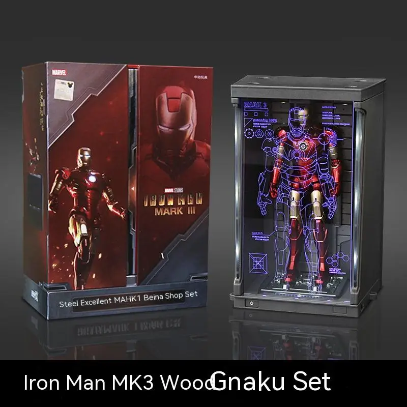 Marvel Iron Man Mk1-7 Mark Hall Of Armor Set Of 1-7 Action Figure
