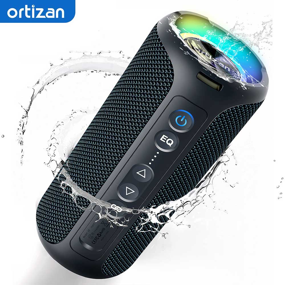 Bluetooth Ortizan-X8 proポータブルスピーカー,IPX7防水ワイヤレス