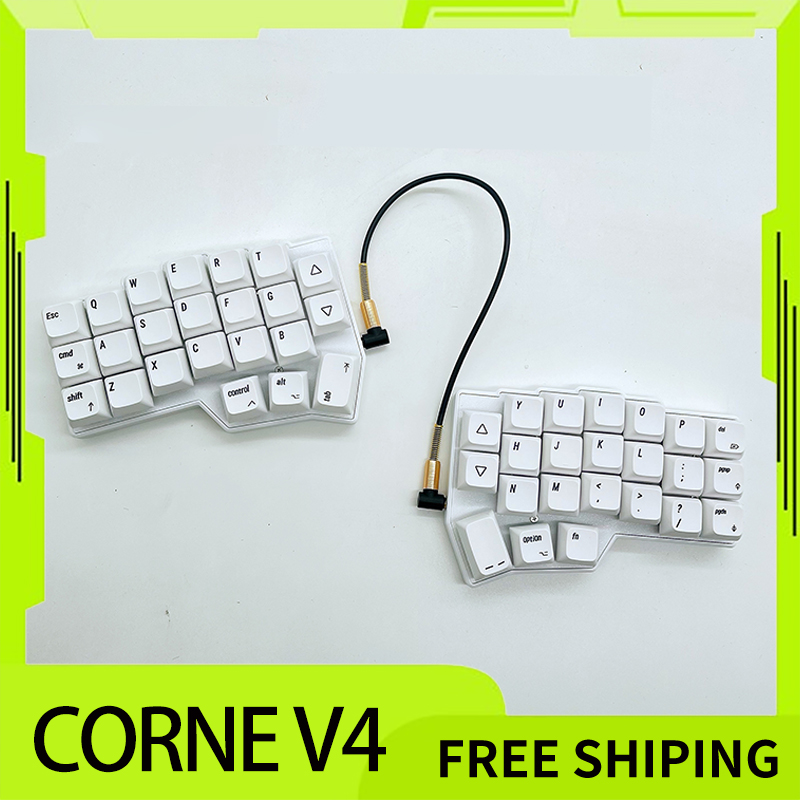 Corne V4 分割キーボードキットサポートバイアル有線 Rgb カスタム